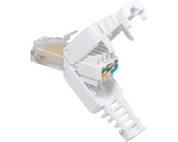 RJ45 toolless connector voor U/UTP CAT5/5e netwerkkabel - per stuk