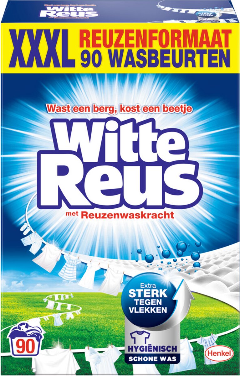 2x Witte Reus Waspoeder Wit 4,95 kg
