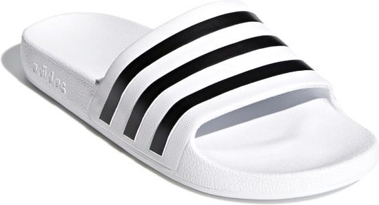 Adidas slippers Adilette - UK 4 (Maat 37) - wit/zwart | bol.com
