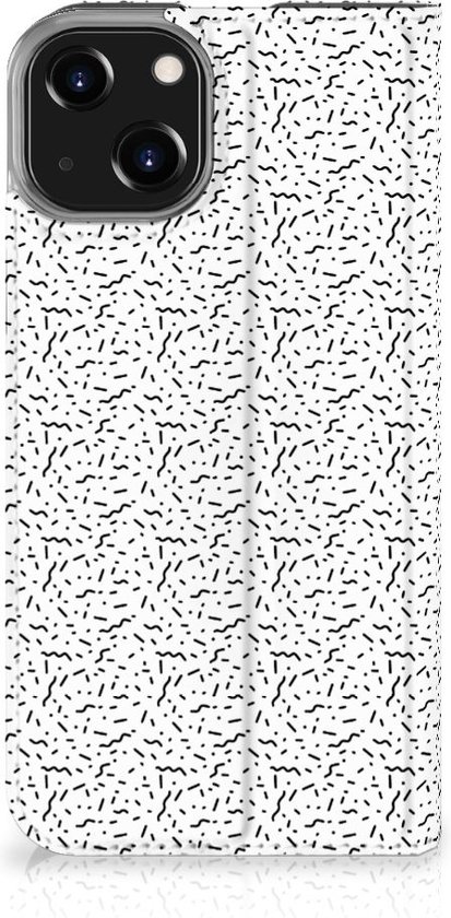 Coque iPhone 14 Flipcase Rayures Pois