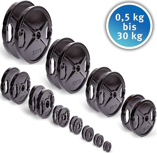 Lifemaxx Lifemaxx Hi-Temp Olympische Halterschijf - Bumper Plate - 50 Lifemaxx Lifemaxx Hi-Temp Olympische Halterschijf - Bumper Plate - 50