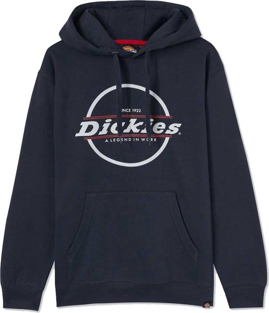 Dickies Towson Graphic Hoodie Navy Blue Sweatshirt Heren