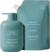 HAAN Body Lotion + Refill Forest Grace - Rechargeable - Recycle - Eco-Friendly - 2x 250ml