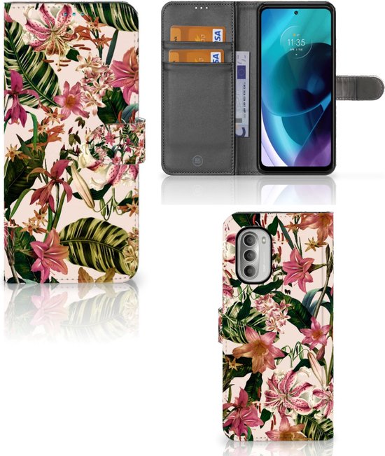 mengen twist Opnieuw schieten GSM Hoesje Motorola Moto G51 5G Fotohoesje ontwerpen Flowers | bol.com
