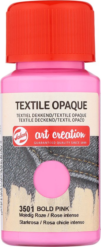 Talens Art Creation Textiel opaque 50ml Moedig Roze