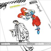Carabelle Studio Cling Stamps Pierrot et le bouffon A6