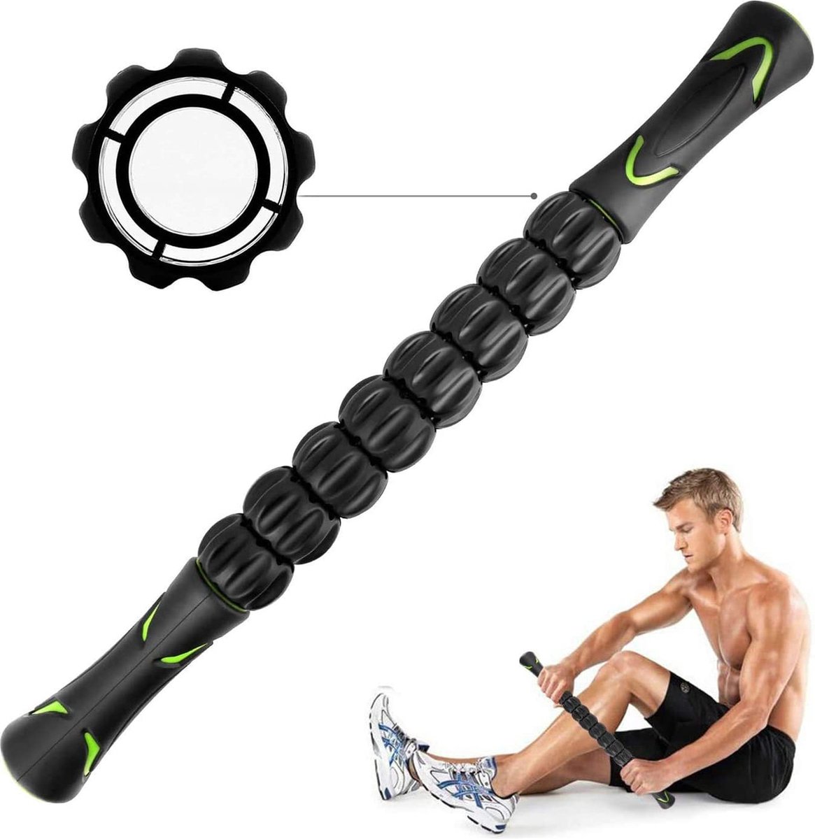 Goedkoopste Massage roller - Massage stick fitness – Ontspannen – Massage accessoires – Relax – Luxe massage roller