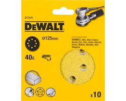 DeWalt DT3101-QZ - Schuurpapier - 125mm - P40 - 8 Gaten