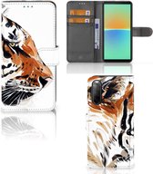 Hoesje met Tekst Sony Xperia 10 IV Telefoon Hoesje Tiger