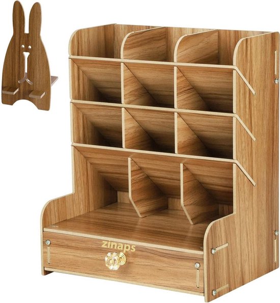 Bureau Pen, Bamboe Pennenhouder Kantoor School Bureau Potloden Opslag Organisator Stand Briefpapier Levering