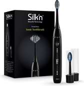 Silk'n SonicYou Elektrische tandenborstel Geschenkset - met 2 opzetborstels en 2 beschermkapjes - Mat zwart