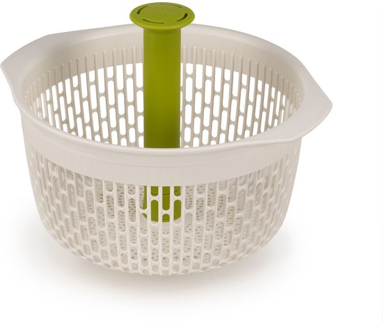 Essoreuse à Salade MYBO TV Salad WHIZZ - 2 En 1 Passoire Et Essoreuse | Rapid Pour Fruits Et Légumes | Design Compact