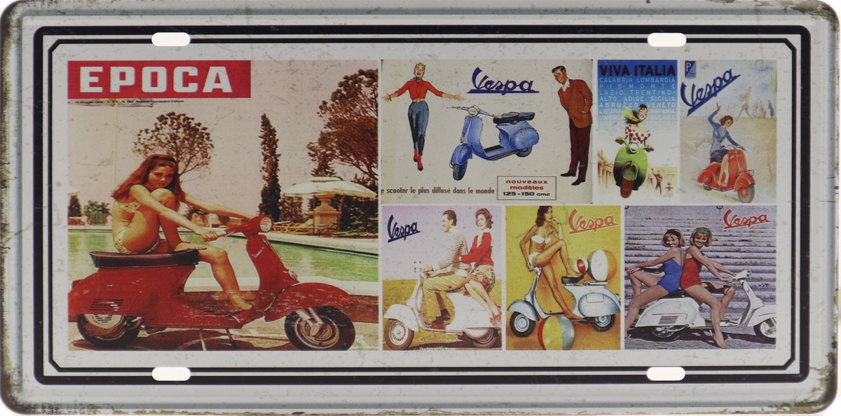 Wandbord Mancave Epoca Vintage Retro Wanddecoratie Reclame Bord 3669