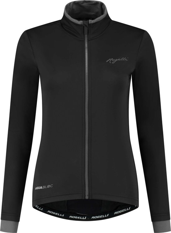 Rogelli Essential Winterjack - Dames - Fietsjack - Zwart - Maat L