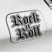 Bumpersticker - Rock N Roll - 13 X 15 - Zwart