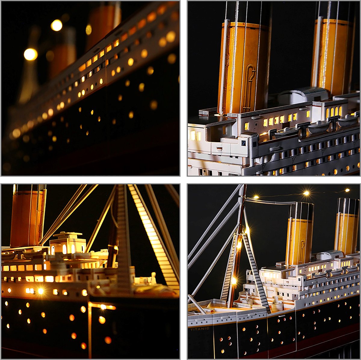 Cubic Fun - 3D Puzzel Titanic LED (2010328) — afbeelding 8
