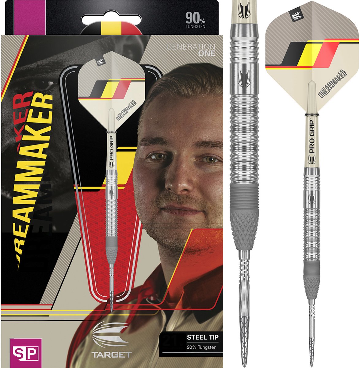 Target Dimitri Van den Bergh G1 90% Swiss dartpijlen - 25 gram