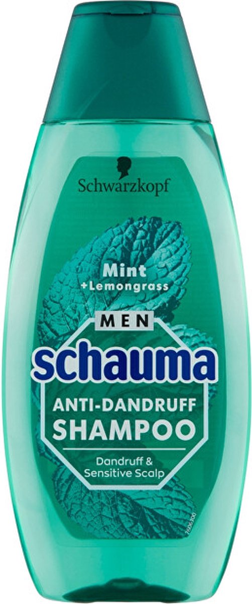 Schauma - Men Anti-Dandruff Shampoo Anti-Dandruff Shampoo For Men Mint & Lemongrass 400Ml