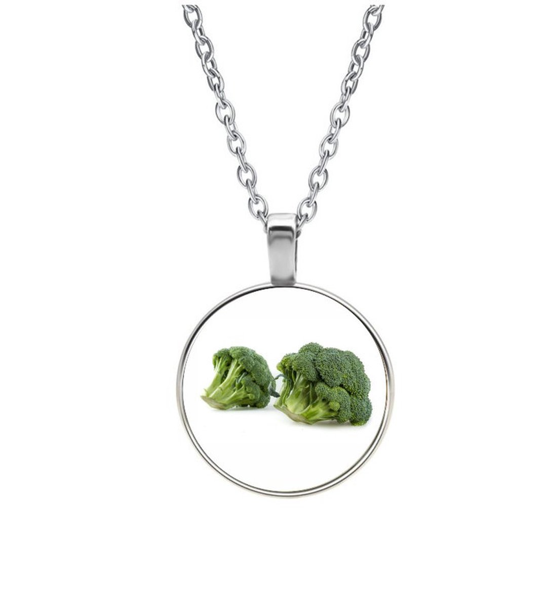 Ketting Glas - Broccoli