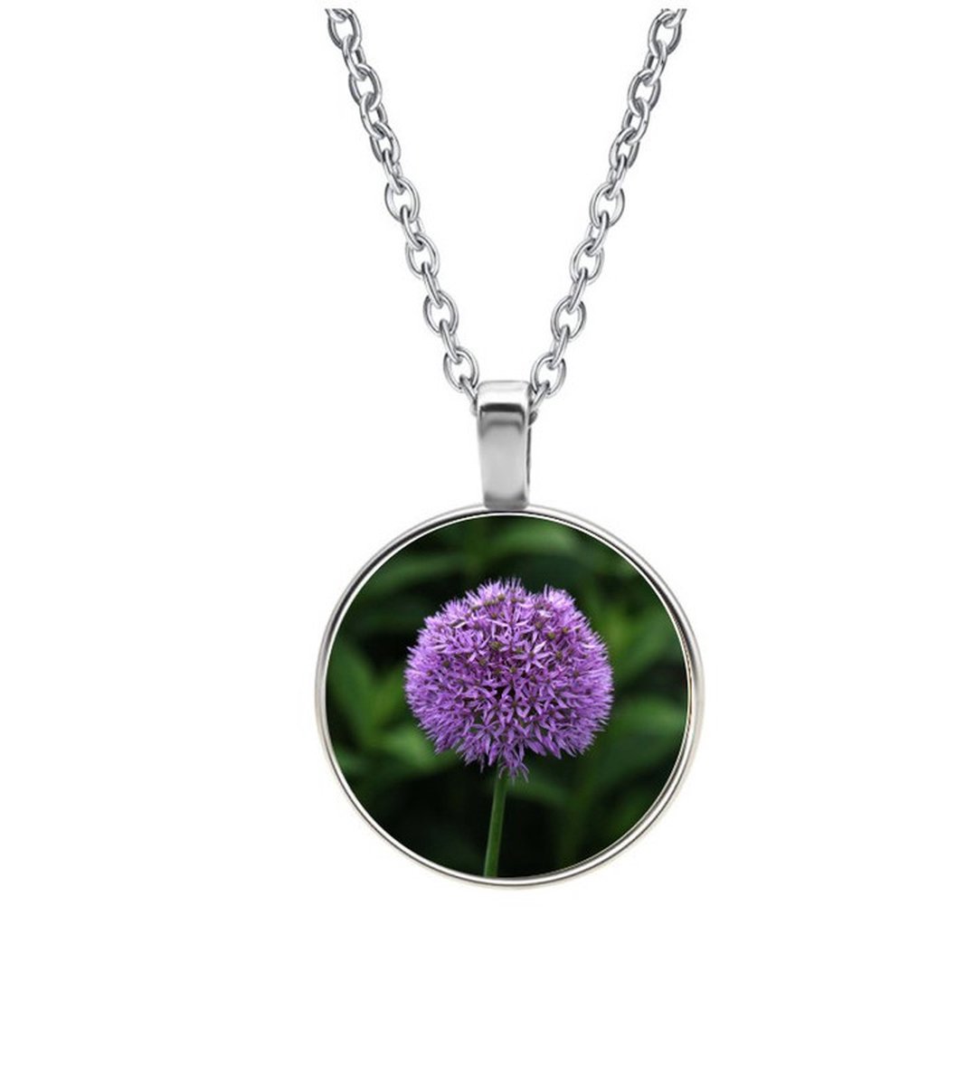 Ketting Glas - Bloem