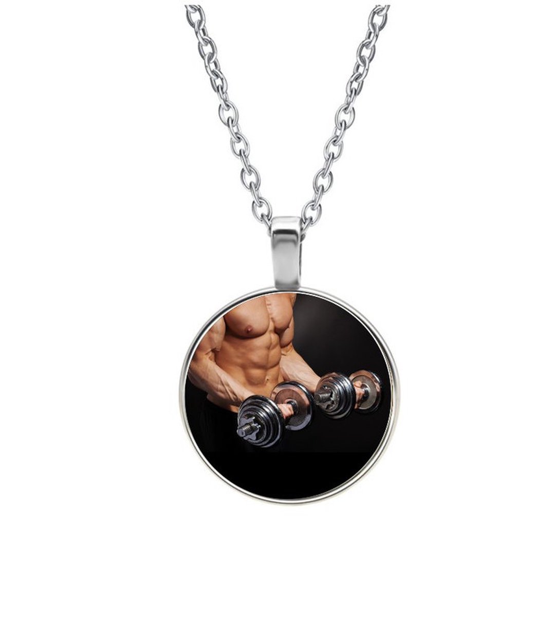 Ketting Glas - Bodybuilder