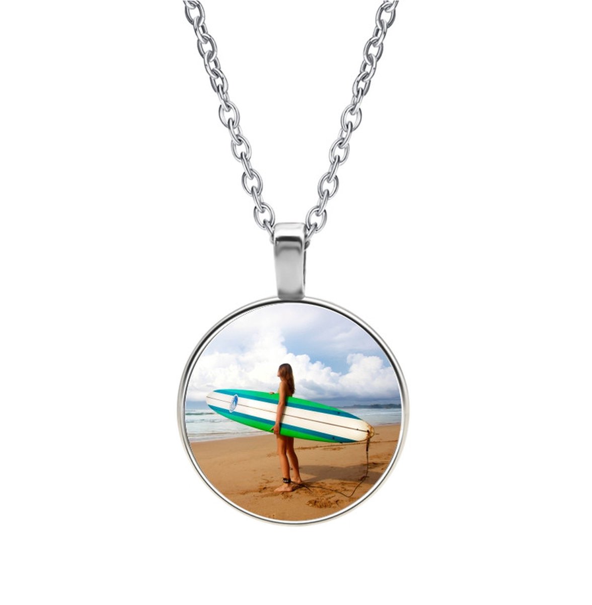 Ketting Glas - Surfen