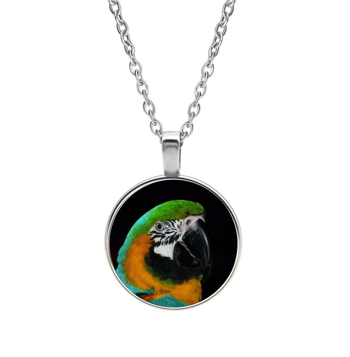 Ketting Glas - Papegaai