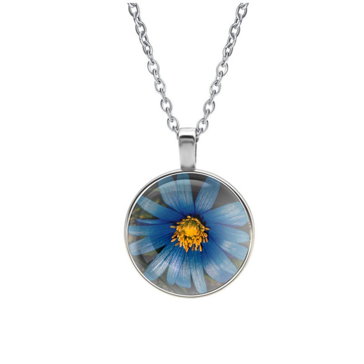Ketting Glas - Bloem