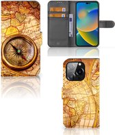 GSM Hoesje iPhone 14 Pro Magnet Case Kompas