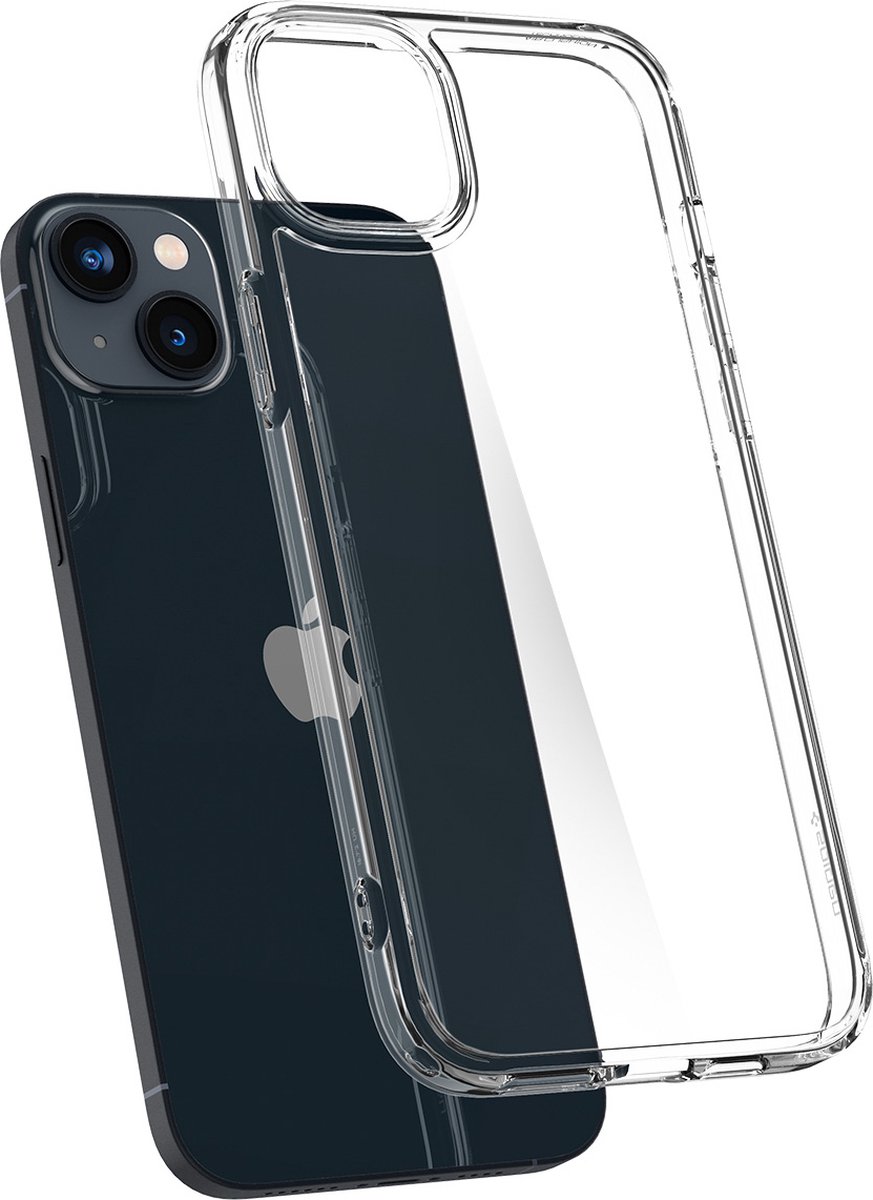 Spigen Crystal Hybrid Hoesje Geschikt voor Apple iPhone 14 Plus Transparant