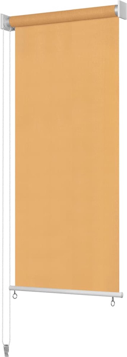 Decoways - Rolgordijn voor buiten 60x140 cm beige