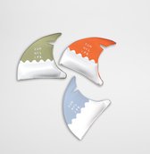 Sunnylife - Kids Swimtime Dive Buddies Shark Fins Set van 3 - Neopreen - Multicolor