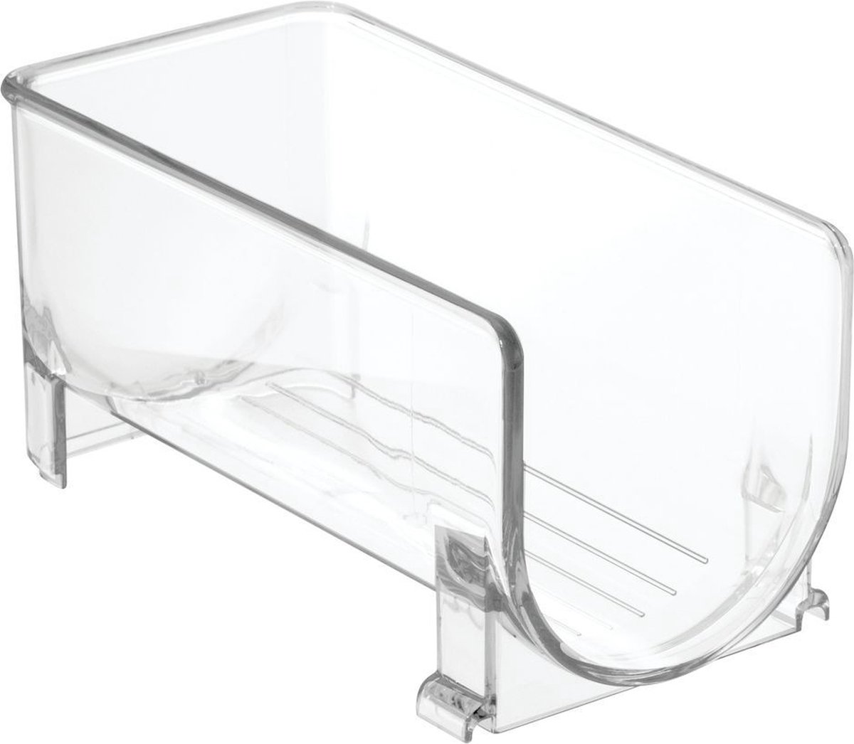 iDesign - Flessenhouder, 10.4 x 20.6 x 9.9 cm, Stapelbaar, Kunststof, Transparant - iDesign Fridge Binz