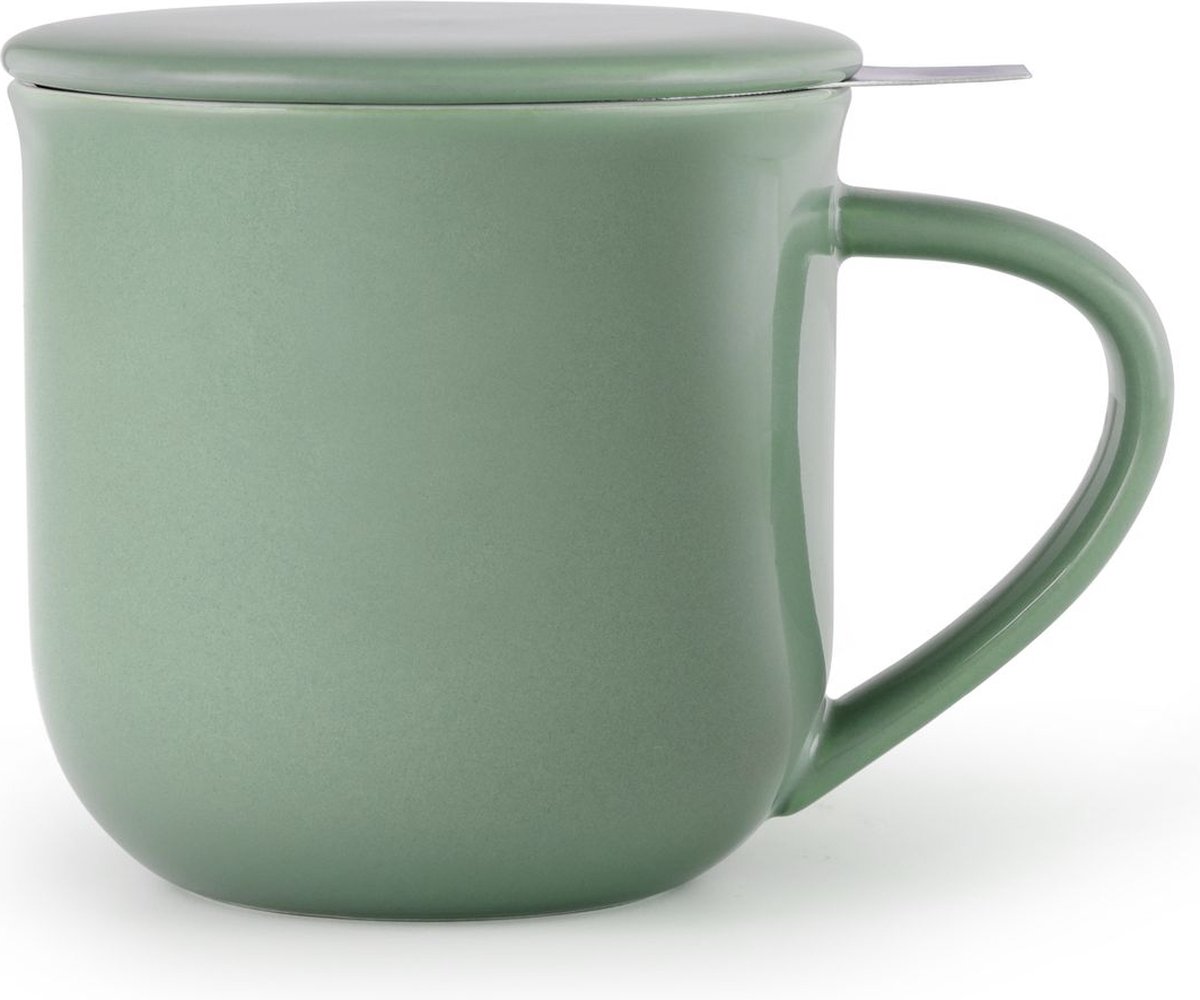 Viva - Minima Balanced Medium Tea Cup with Infuser (Stone Green)