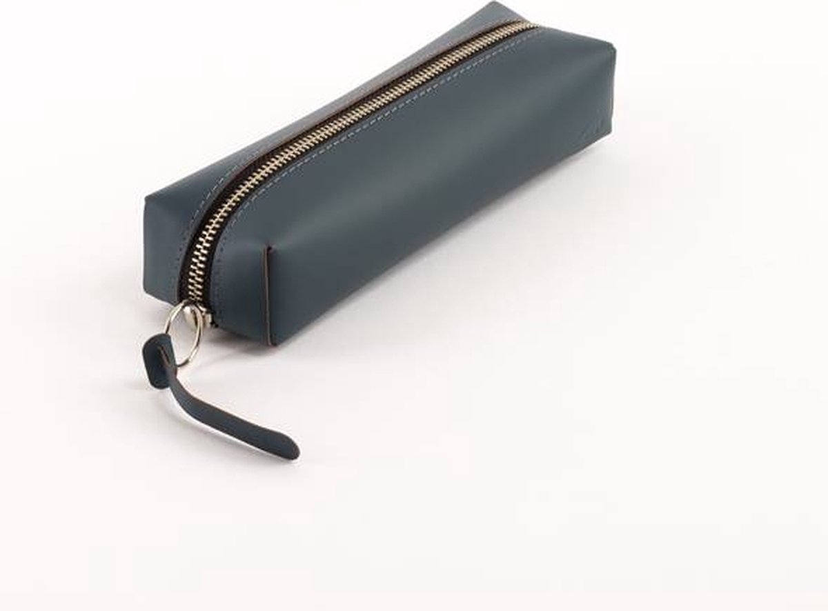 Vacavaliente - Urban 3D Etui Medium - Leer - Blauw