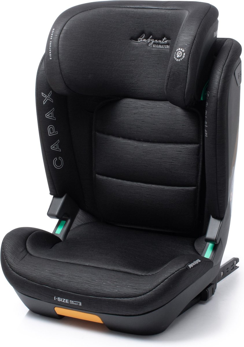 BabyAuto Capax Autostoel i-Size - Met Isofix - 15 tot 36 kg - 4 tot 12 Jaar - Verstelbare hoofdsteun - Groep 2/3 - Kleur Zwart – foto 8