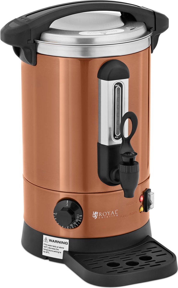 waterkoker - 6.1 L - 1500 W - Oranje - Royal Catering