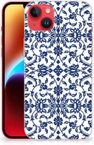 GSM Hoesje iPhone 14 Plus Trendy Telefoonhoesjes Flower Blue