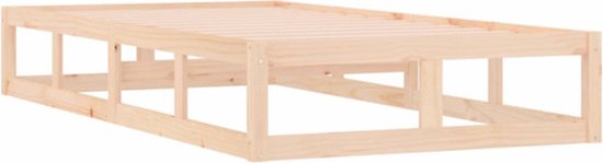 vidaXL Bois massif 90 x 200 cm