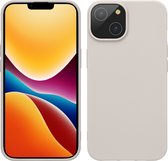 kwmobile telefoonhoesje geschikt voor Apple iPhone 14 - Hoesje voor smartphone - Back cover in mat beige