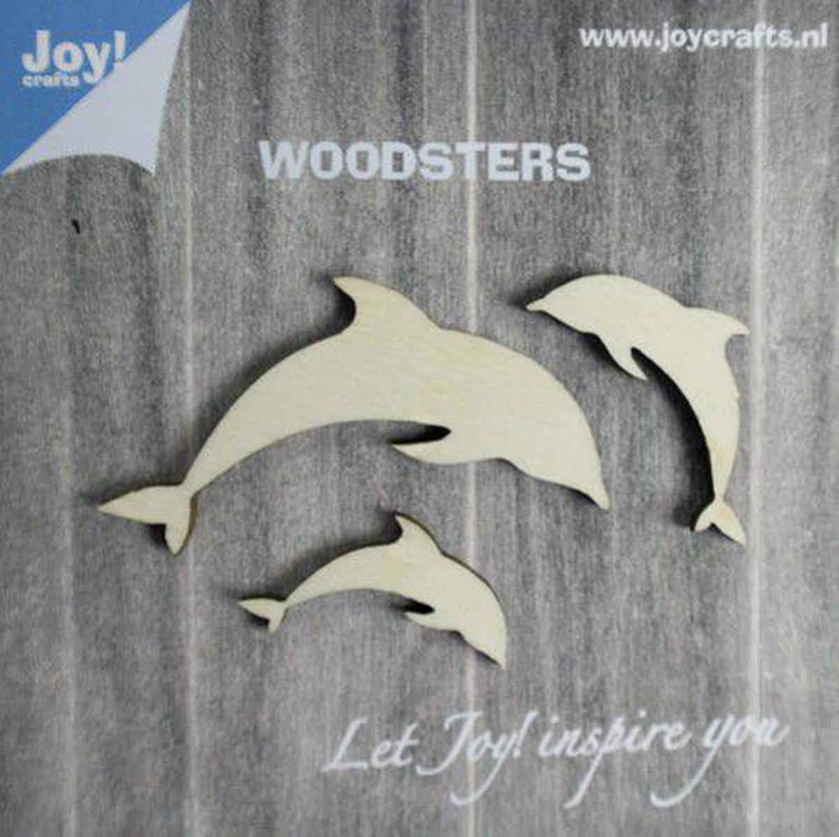 aangrenzend Ounce hoofdstuk Hobbydecoratieobject - Joy!Crafts • houten figuren - dolfijnen - 1 stuk |  bol.com