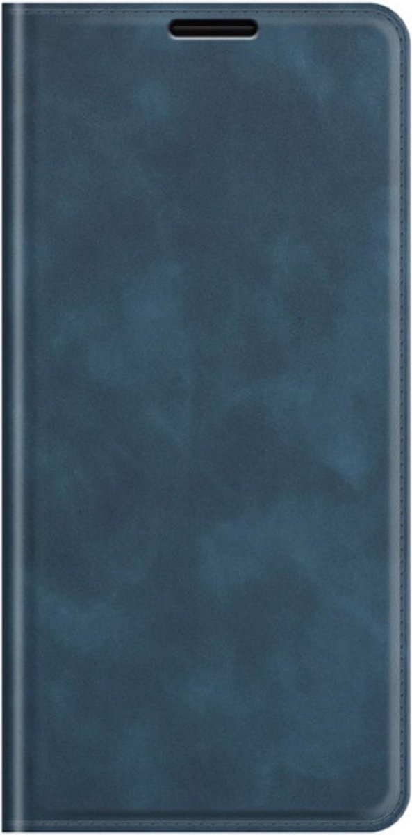 Casecentive - Magnetische Leren Wallet - iPhone 14 - blauw
