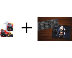 Max mok plus een max muismat - formule 1 mok - max verstappen - 33 - f1 -mok-kado