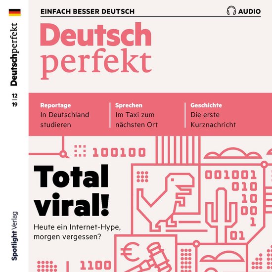 Deutsch lernen Audio - Total viral - cover