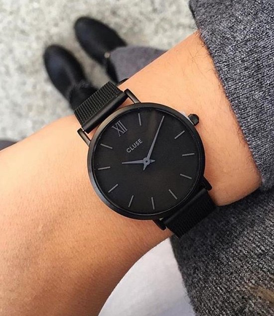 CLUSE Minuit Black Horloge - Zwart | bol