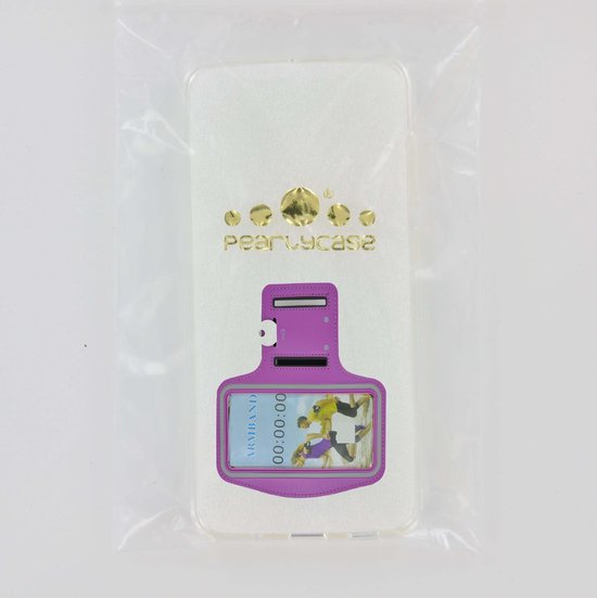 Pearlycase Sports Bracelet Tapis de course violet pour Apple iPhone X