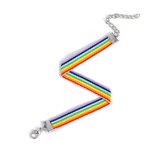 Pride armband - LGBTQ - Regenboog - 23 cm - 1 stuks