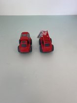Brandweer speelgoedauto's (set van 2)