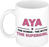 Aya The woman, The myth the supergirl cadeau koffie mok / thee beker 300 ml