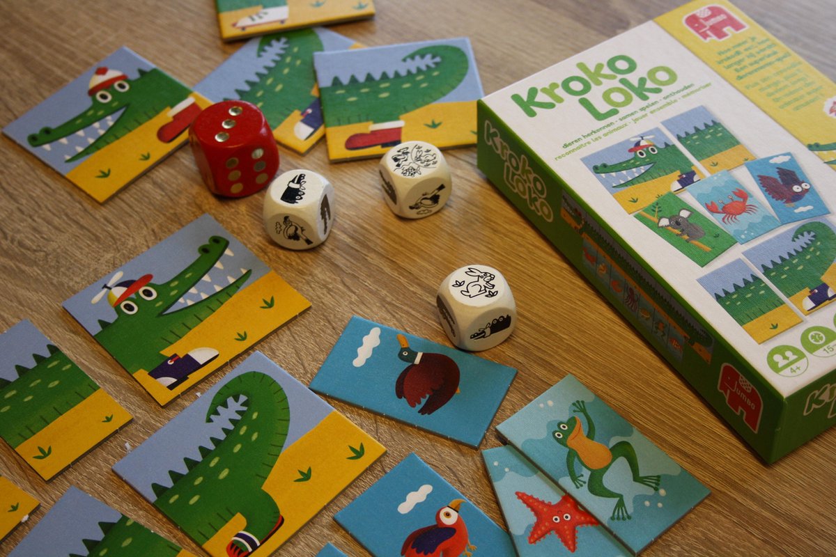 Jumbo - Kroko Loko- Nederlandstalig Kinderspel — afbeelding 3